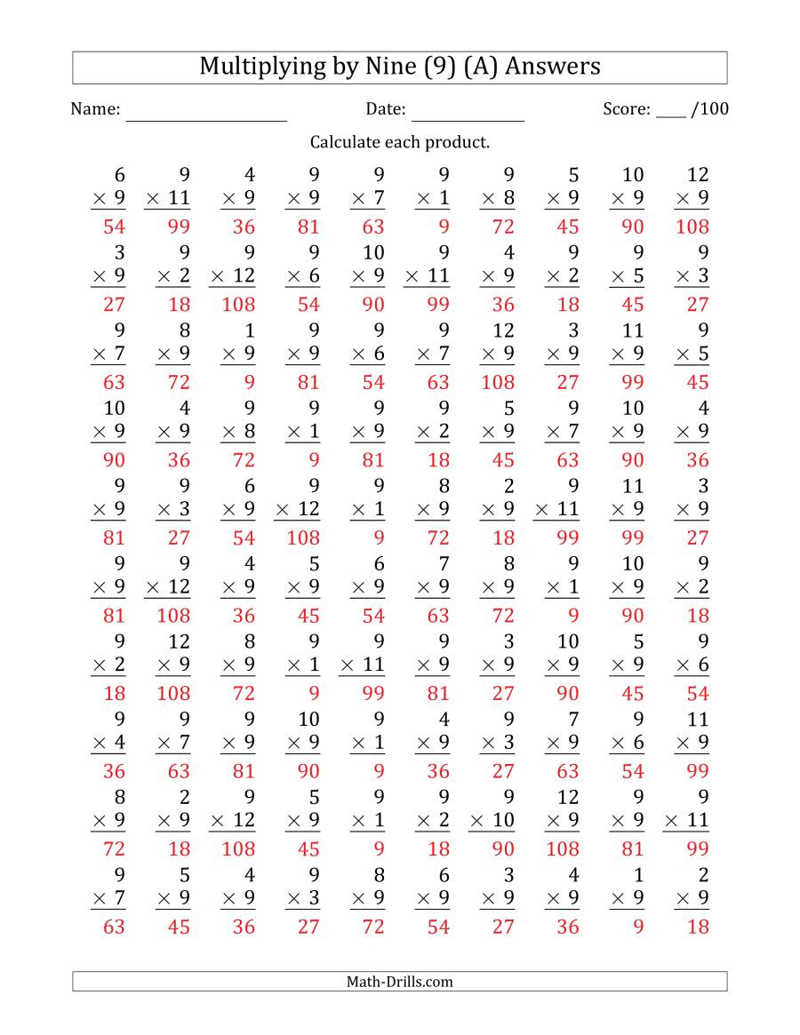 Multiply By 6 And 7 Worksheet