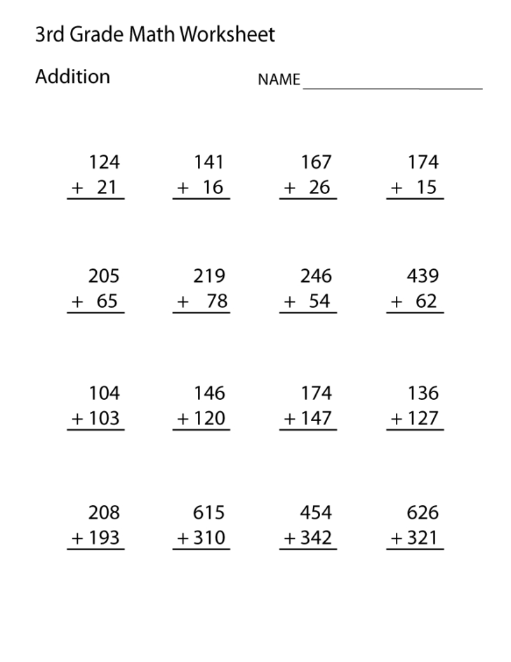 printable multiplication for 3rd grade