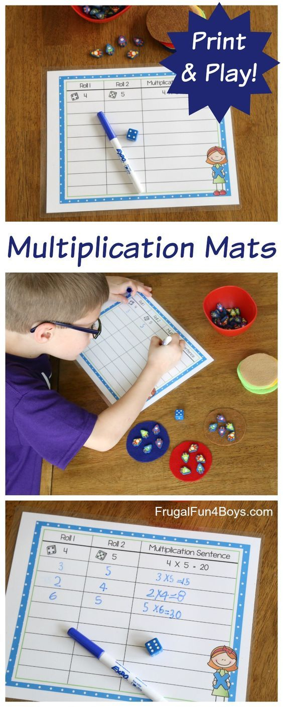 Hands-On Multiplication - Printable Mats | Math | Teaching regarding Printable Multiplication Mats