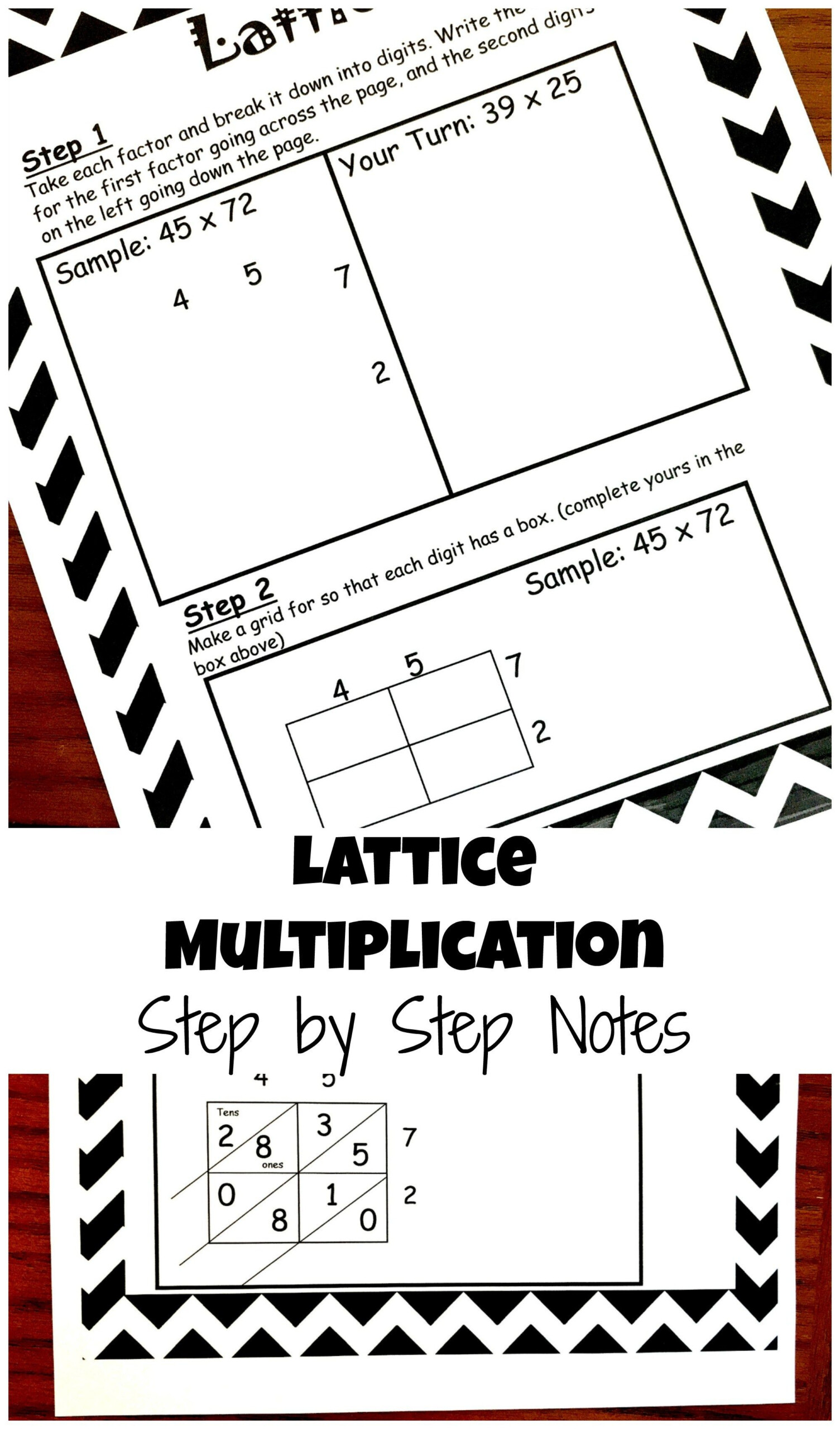  Free Printable Lattice Multiplication Grids Printable Multiplication Flash Cards