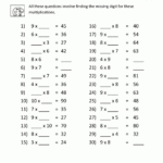 Multiplication Table Worksheets To 10X10 3 | Math Worksheets inside Multiplication Worksheets 8X