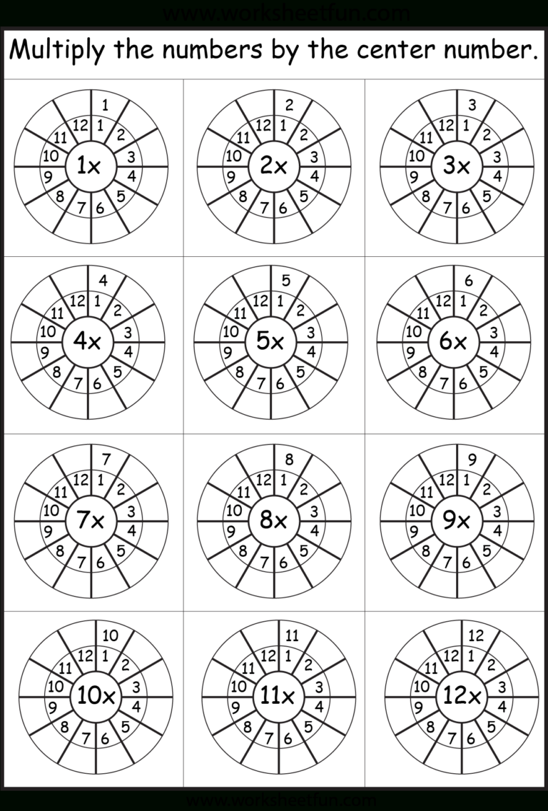 practice 1 12 times table on one worksheet free math intended for