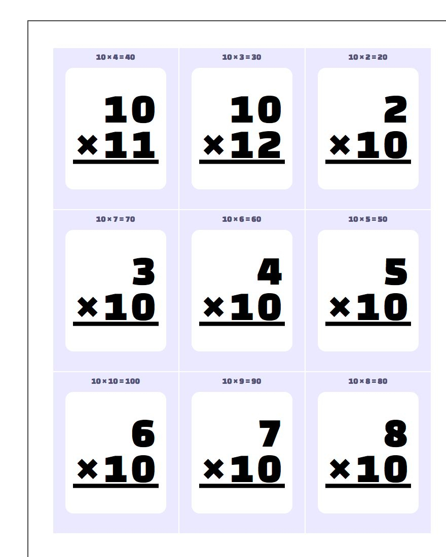 Printable Multiplication Flash Cards 1-12 – PrintableMultiplication.com
