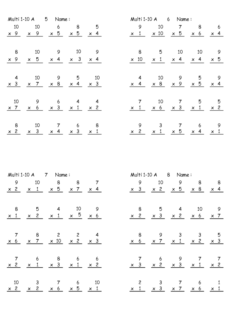 multiplication worksheets x5 printablemultiplicationcom