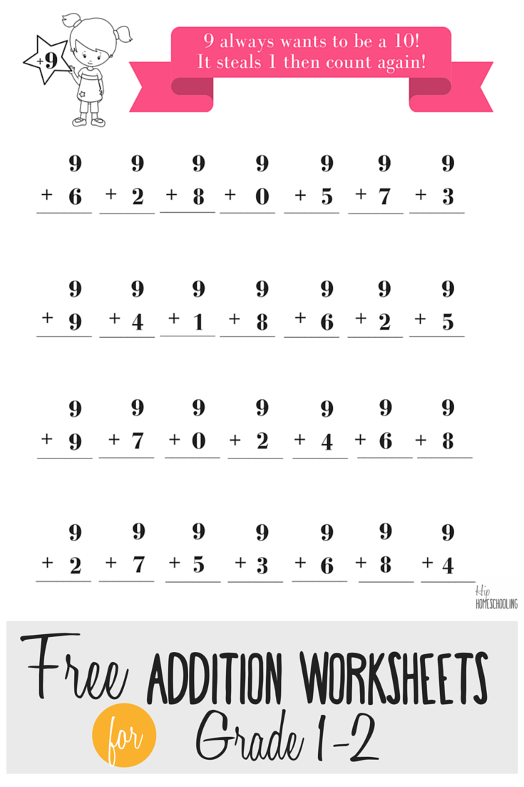 Free Addition Worksheets For Grades 1 And 2 | 1St Grade pertaining to Multiplication Worksheets Level 1