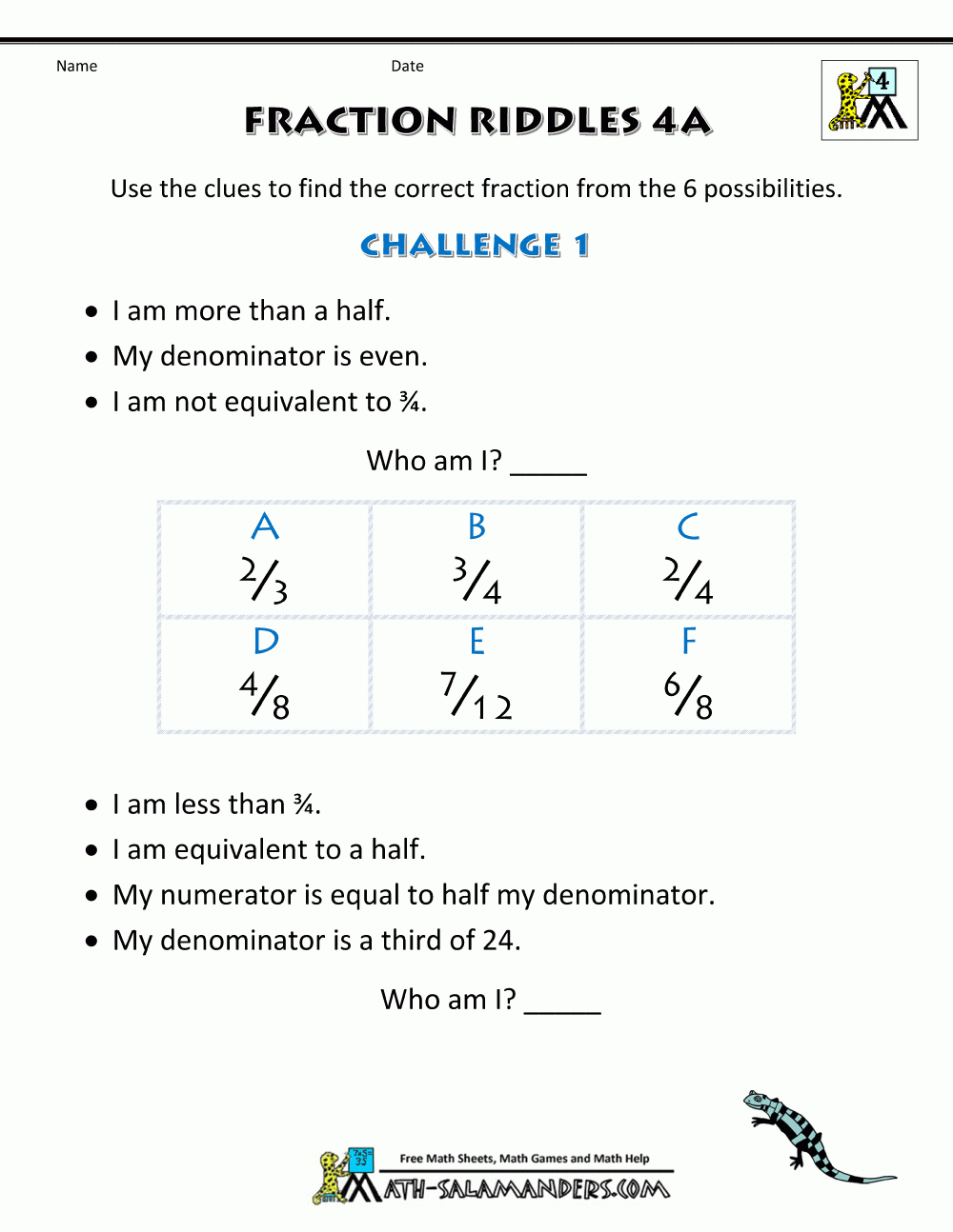Free Printable Multiplication Riddle Worksheets PrintableMultiplication