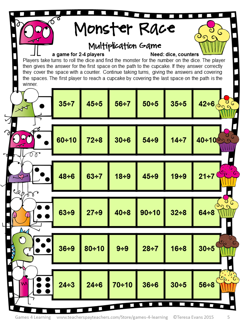 multiplication table multiplication games