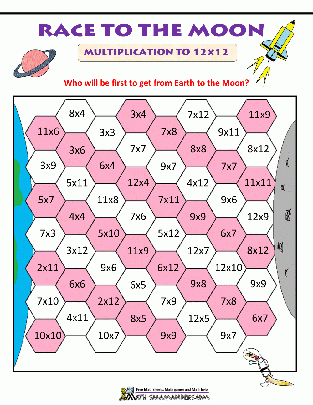 Math Games 4Th Grade intended for Printable Multiplication Games 4Th Grade