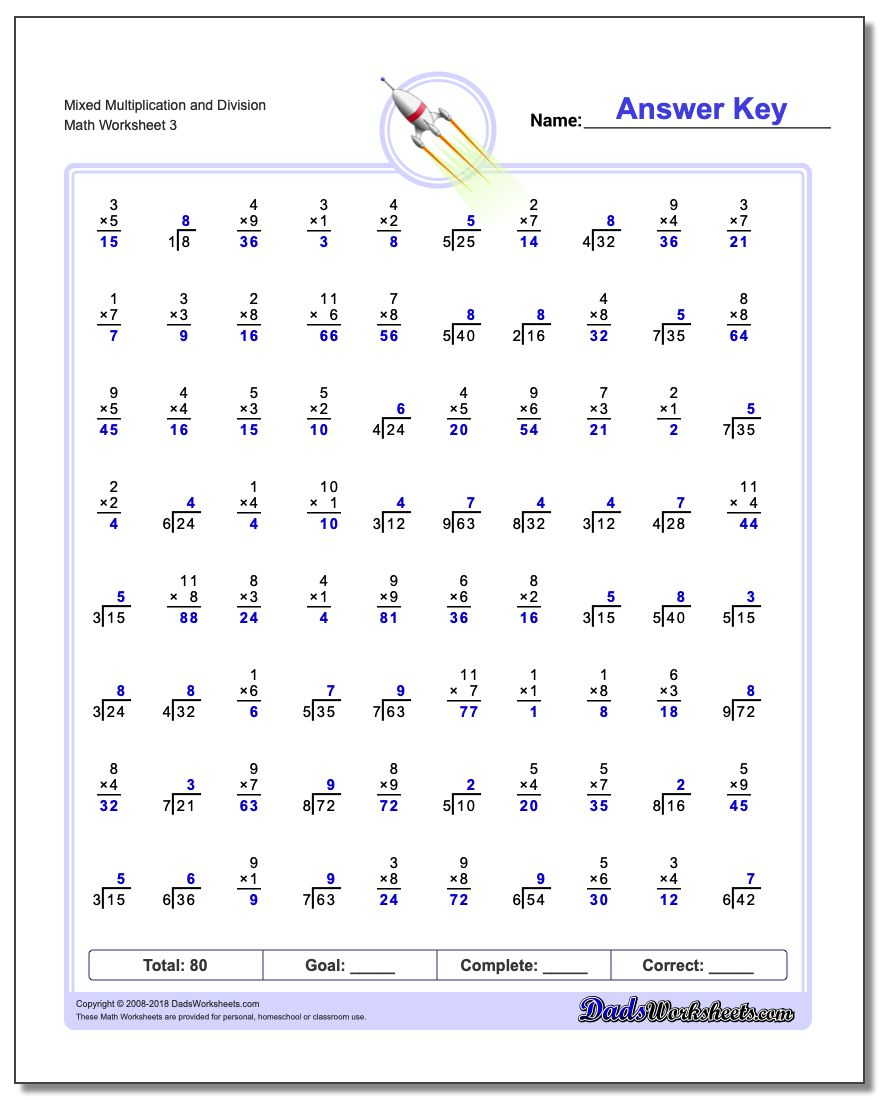 Printable Multiplication And Division Worksheets Grade 4 Printable Multiplication Flash Cards