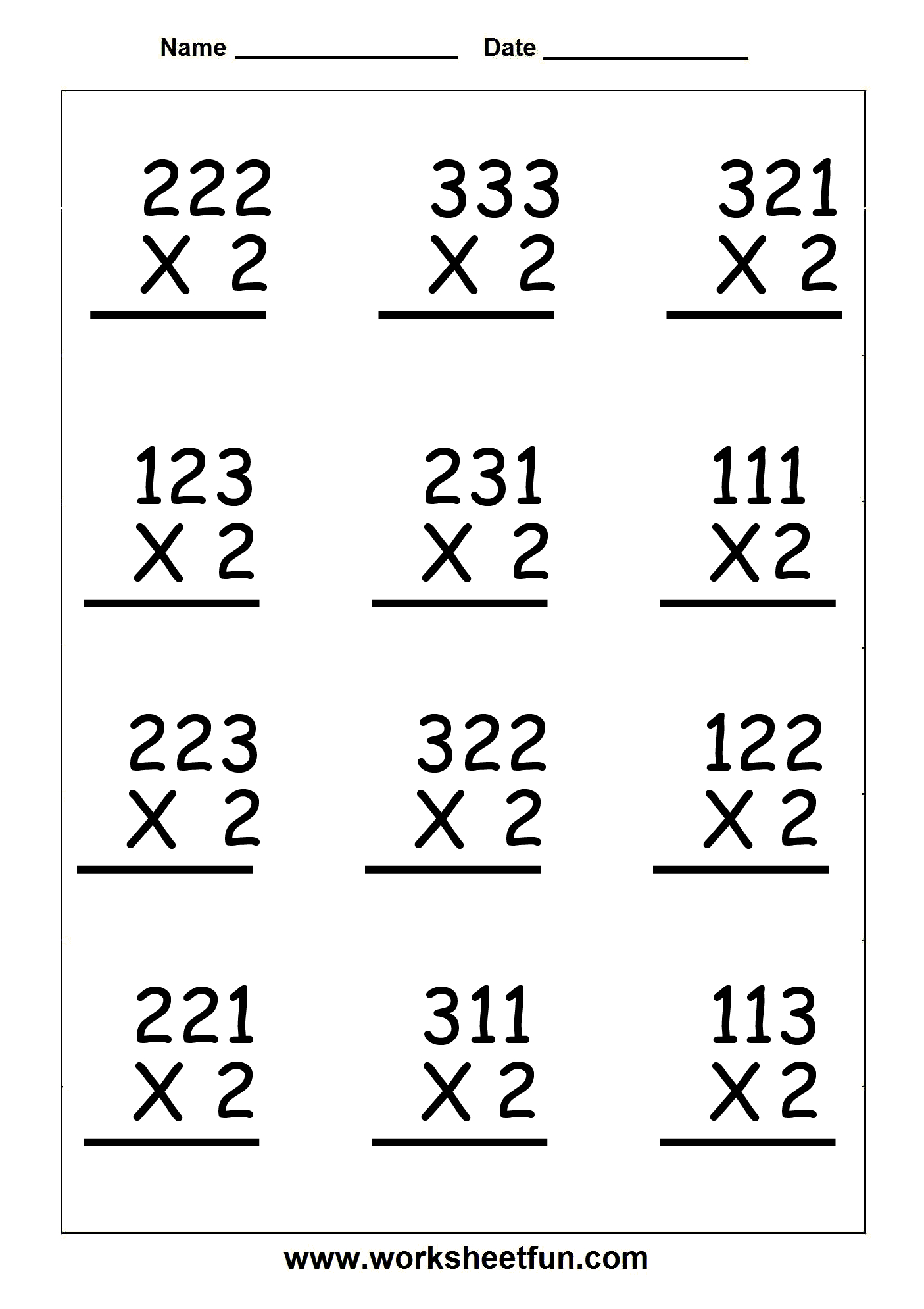 Multiplication - Lessons - Tes Teach in Multiplication Worksheets 3 Digit By 2 Digit Pdf