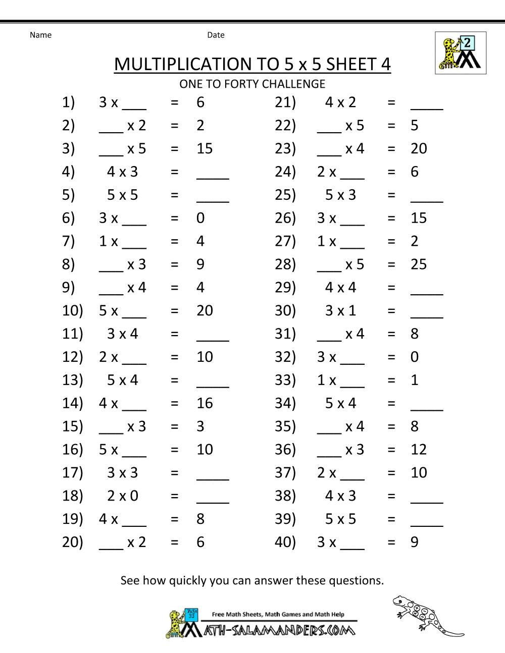 Grade 3 Printable Multiplication Worksheets PrintableMultiplication