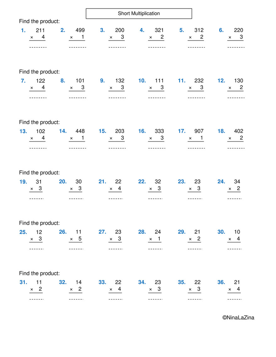  multiplication worksheets year 6 Printable multiplication Flash Cards Free Printable 