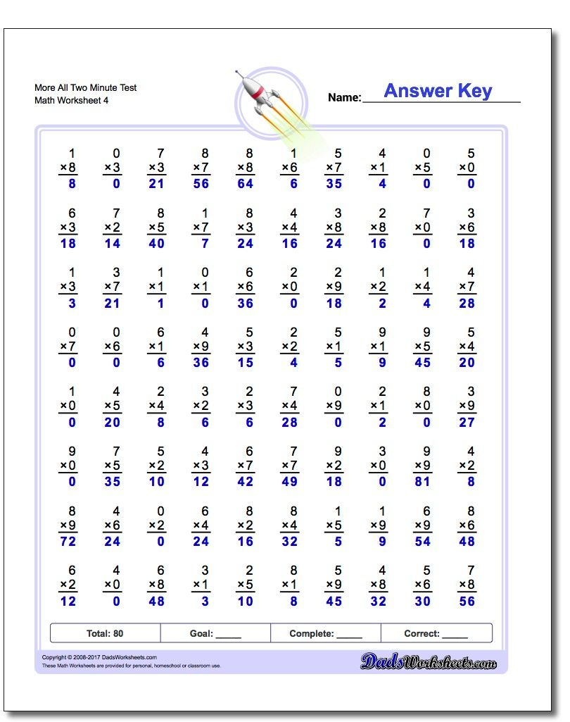 Multiplication Worksheets 6Th Grade PrintableMultiplication com