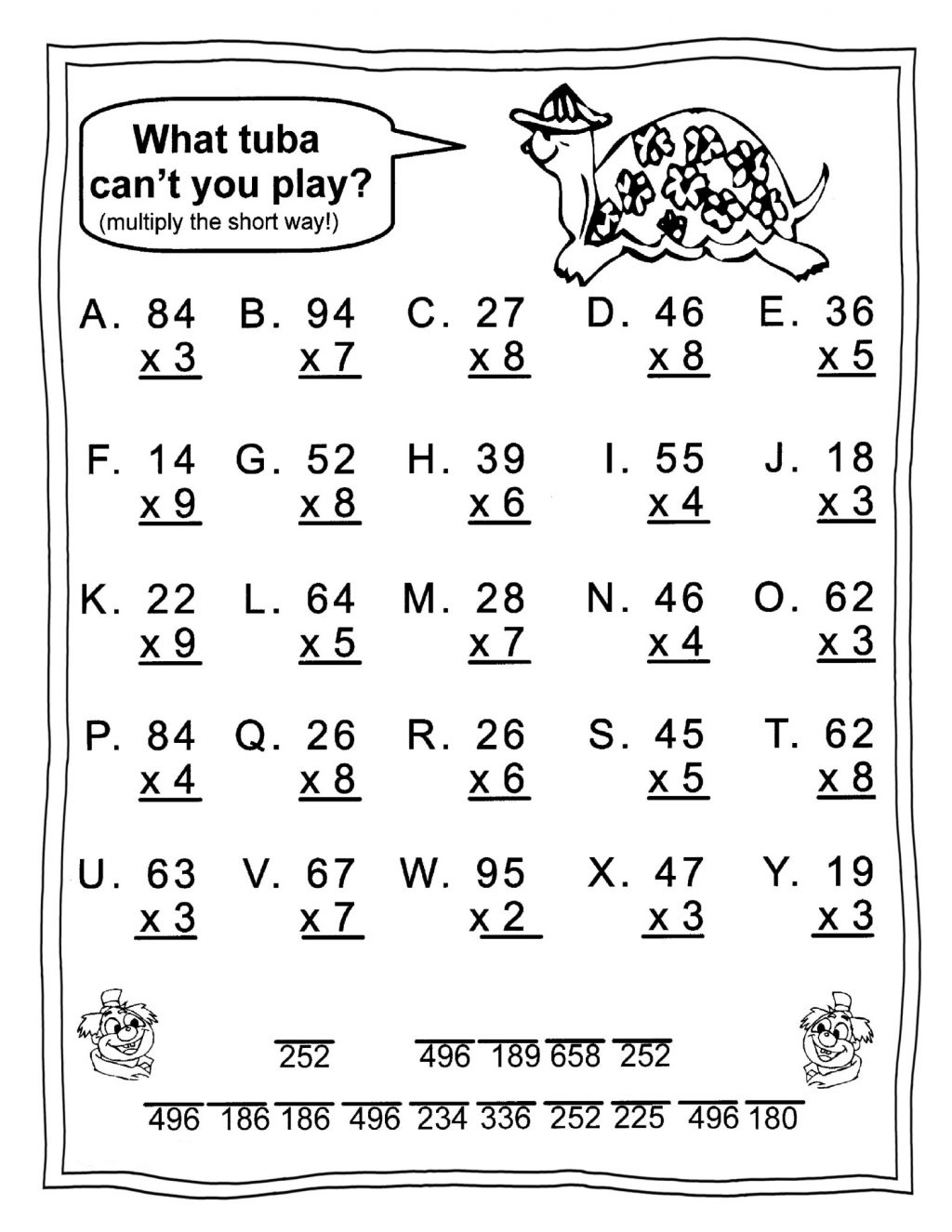 Printable Multiplication Worksheets 4 s PrintableMultiplication