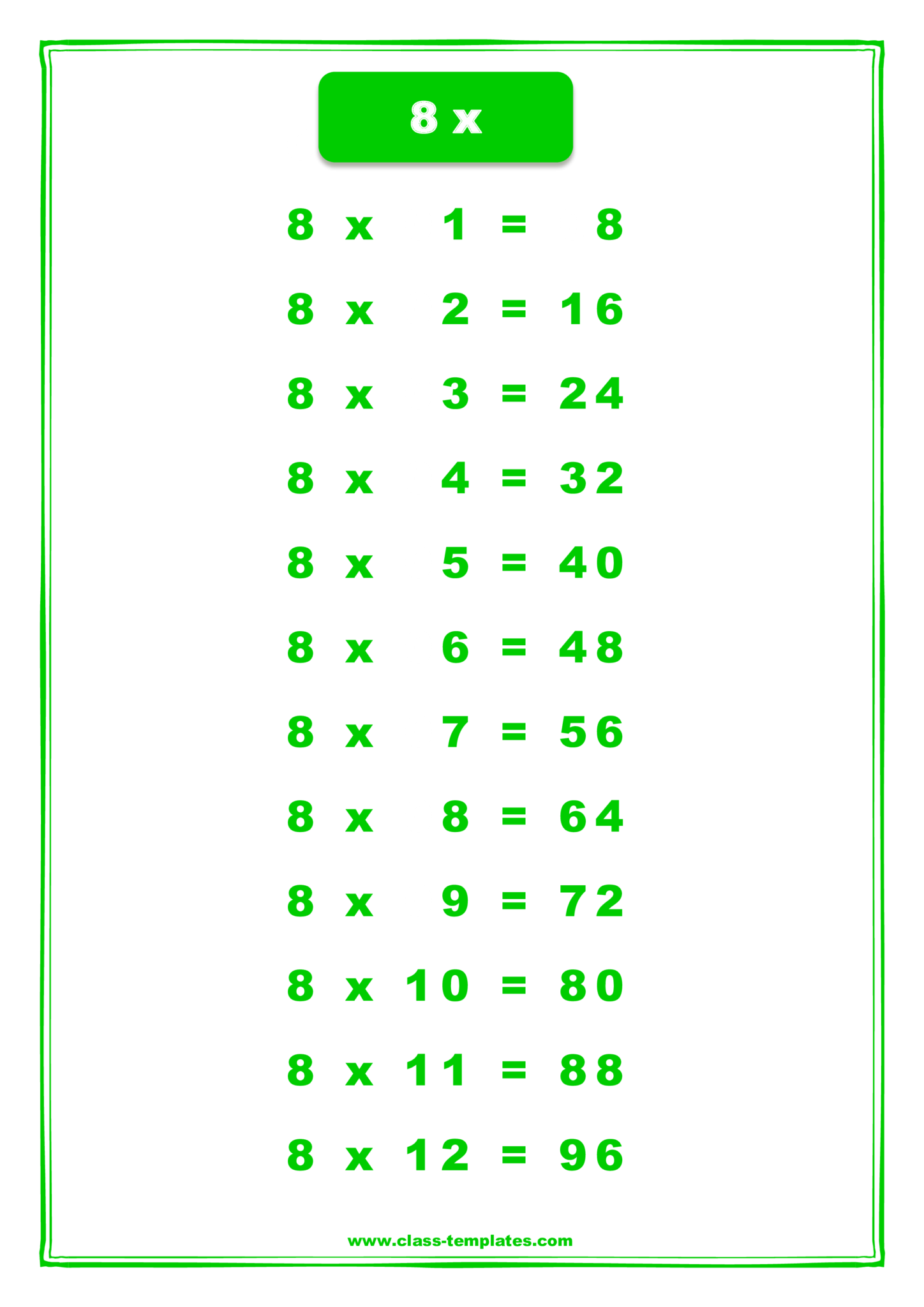 8x-times-table-chart-templates-at-allbusinesstemplates