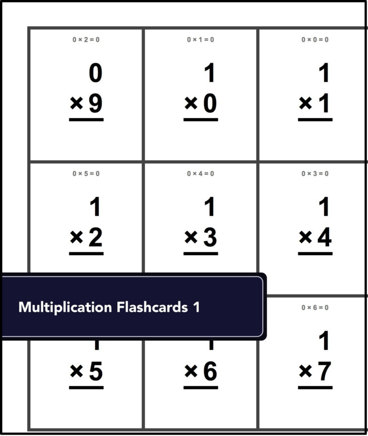 math flash cards printable first grade