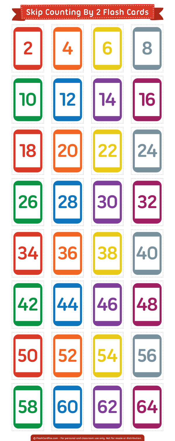 2 s Multiplication Flash Cards PrintableMultiplication