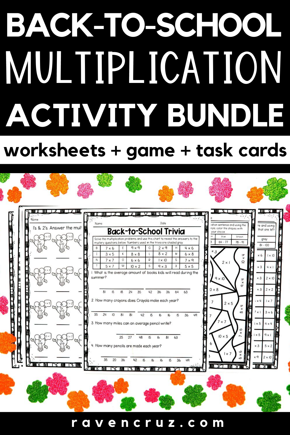 Back To School Math Multiplication | Math, Multiplication