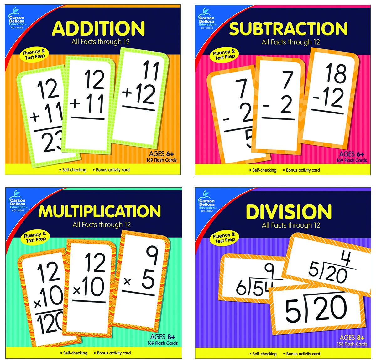 Kurtz Bros. - Carson Dellosa All Facts Through 12 Math Flash