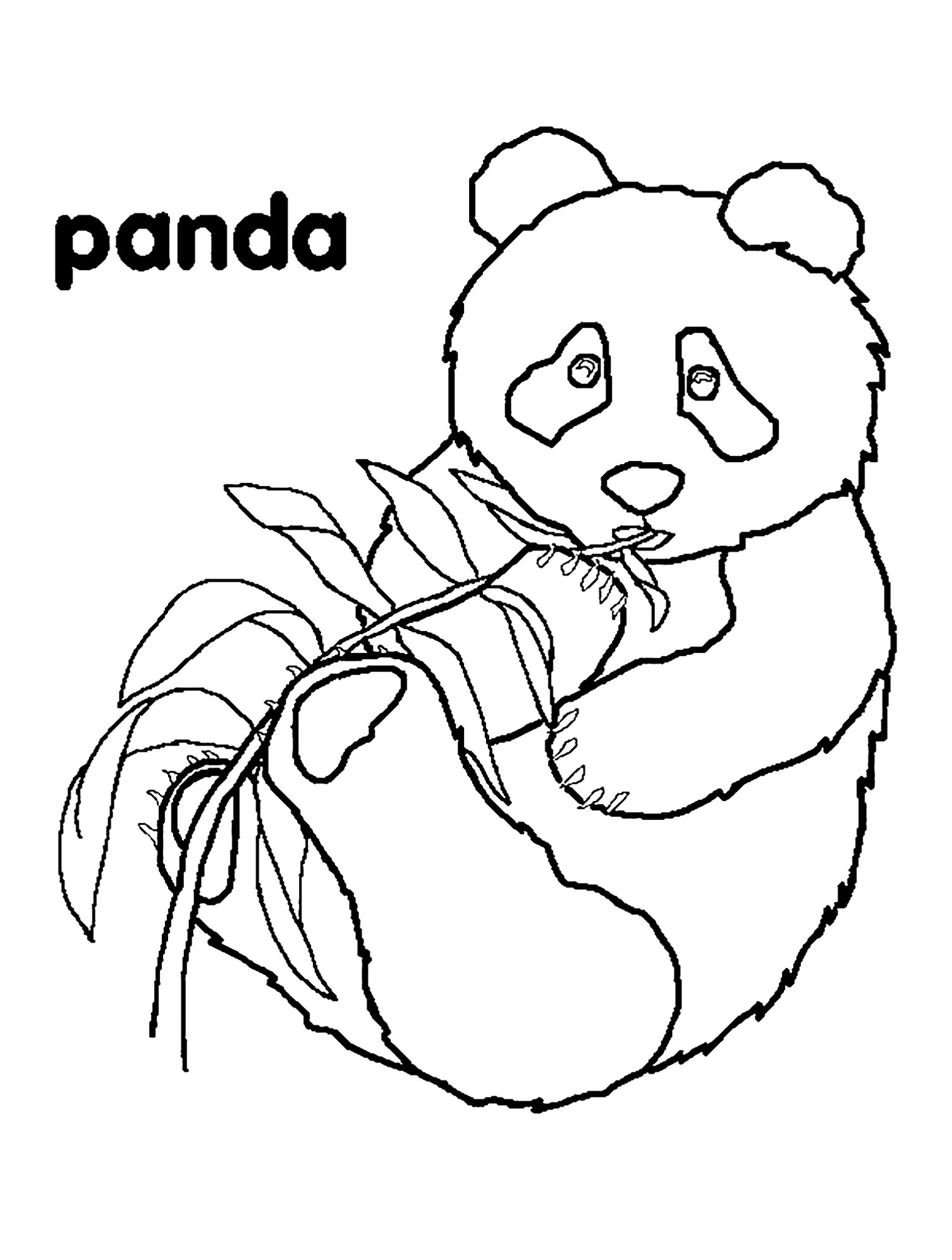 Worksheets Pandas For Children Kids Coloring Printable PrintableMultiplication