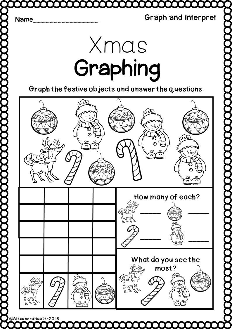 Free Printable Christmas Math Worksheets For Elementary Students