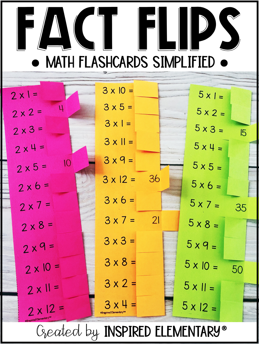 6th grade math flash cards printable