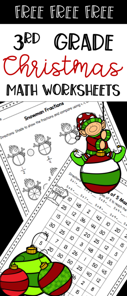 Fun Math Christmas Worksheets Free | PrintableMultiplication.com