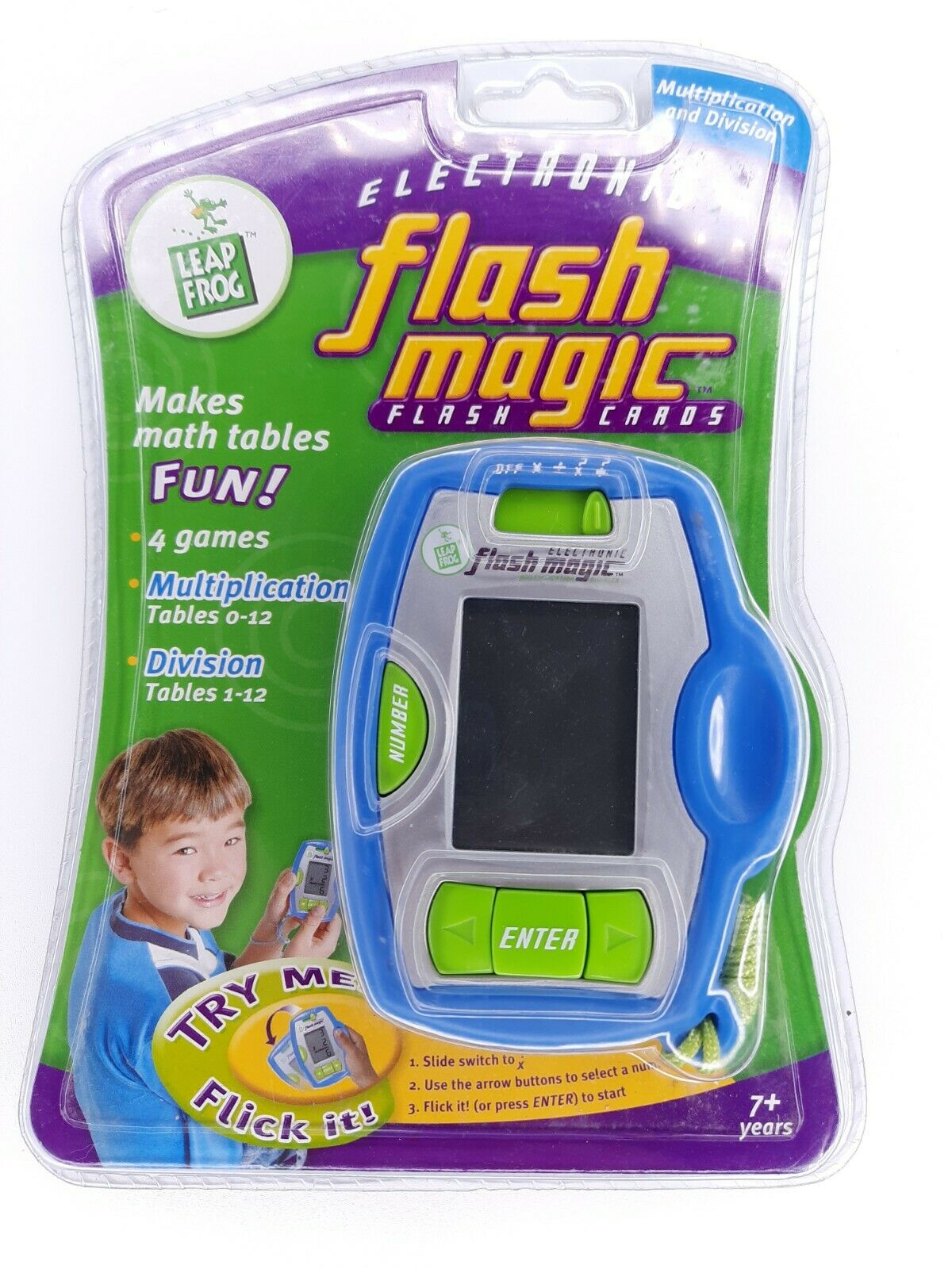 Leapfrog Flash Magic Electronic Portable Multiplication And Division Game