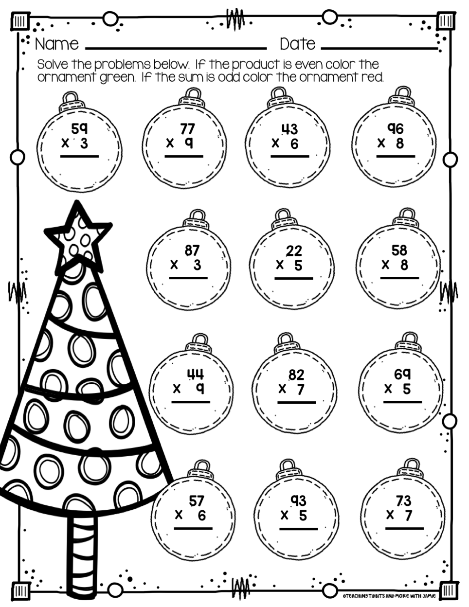 Math Worksheet ~ 3Rd Grade Math Workbook Free Photo