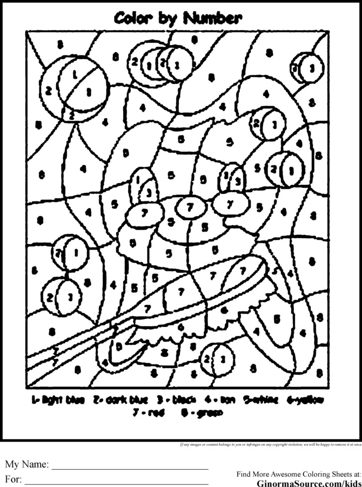 Free Printable Christmas Math Coloring Pages Pdf