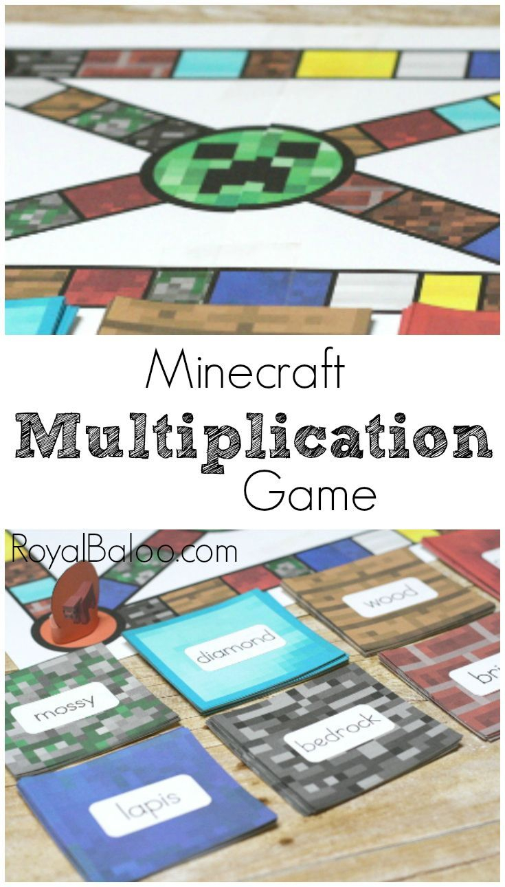 Multiplication Practice With Minecraft Multiplication Game