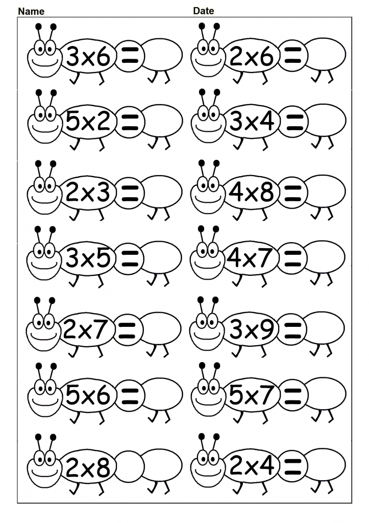 Color By Number Multiplication Best Coloring Pages For Kids