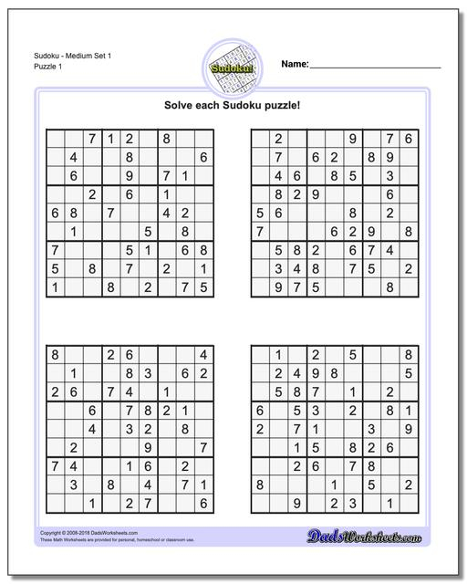 Sudoku Medium