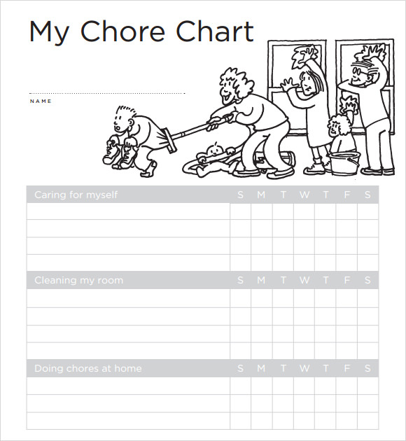 9 Kids Chore Chart Templates For Free Download Sample 